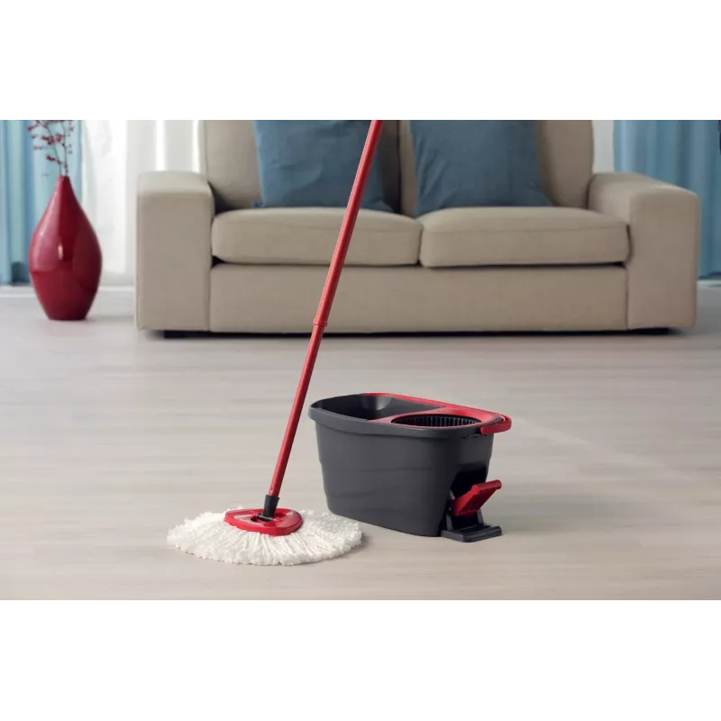 Cabeça de esfregona Vileda Turbo 2in1 vermelho branco