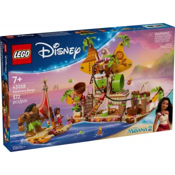 LEGO Disney Barco Kakamora Conjunto de brincar 43258 – 572 peças, 2 minifiguras, para crianças a partir dos 7 anos