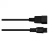 Good Connections P1405-S050 - 5 m - Conector fêmea C14 - Conector fêmea C5 - H05VV-F3G - 250 V