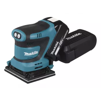 Lixadora orbital excêntrica portátil Makita DBO480Z, 14000 OPM, preto, azul, 210 W