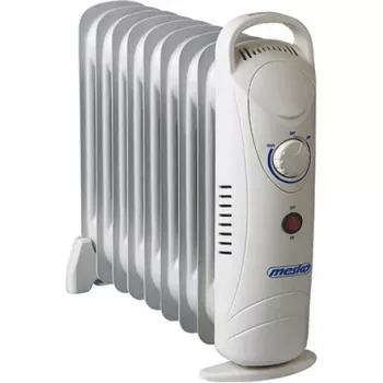 Mesko Home MS7805 Interior Branco 1000 W Radiador a óleo aquecimento elétrico