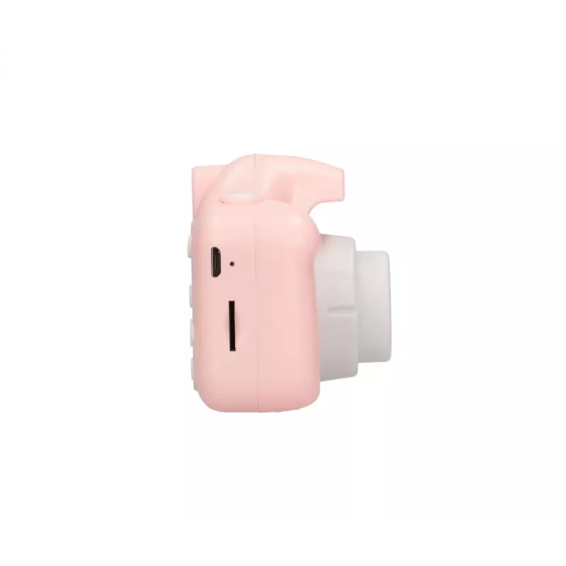 Câmara digital para crianças Extralink H20 rosa 1080P 30fps ecrã de 2,0 polegadas