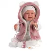 Llorens 74070 Mimi boneca bebé que ri com som, 42 cm