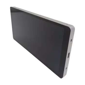 Painel de parede Shelly Wall Display X2 com duplo painel de controlo WiFi/BLU (prateado) + BLU H&T