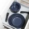 Conjunto de panelas Russell Hobbs RH03321EU7 — 8 peças, antiaderente, apto para máquina de lavar loiça