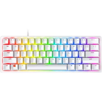Teclado mecânico gaming Razer Huntsman Mini 60% branco USB QWERTY US International interruptores óticos