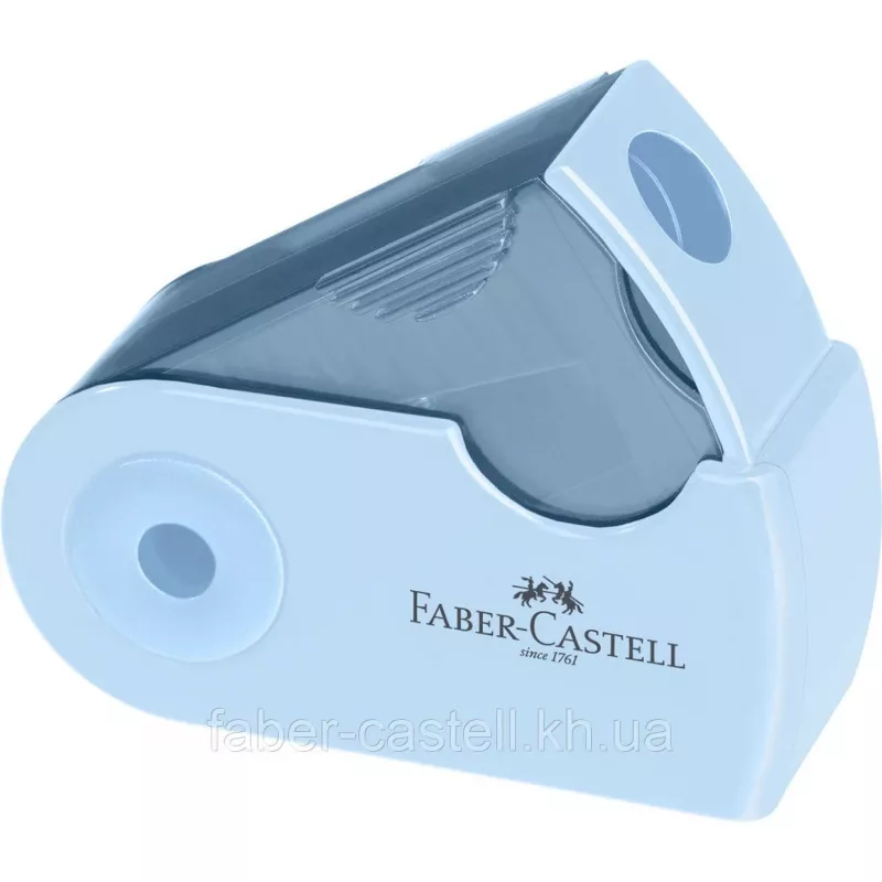 Afia-lápis manual Faber-Castell 182774 preto azul rosa