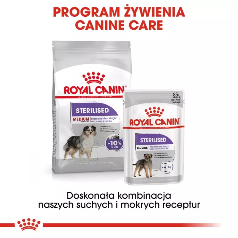 ROYAL CANIN Medium Sterilised ração seca para cães - 3 kg