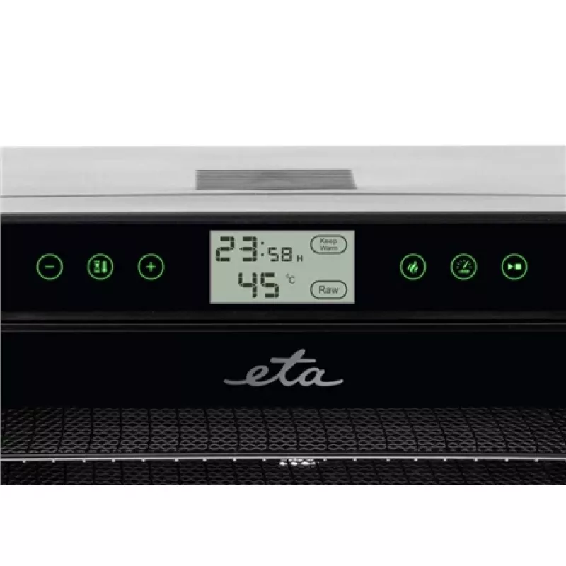 ETA | Desidratador de alimentos | Vital Air II ETA230290000 | Potência 650 W | Número de prateleiras 10 | Controlo de temperatura | Temporizador integrado | Preto