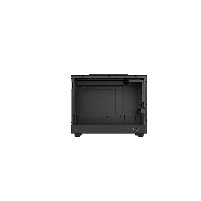 DeepCool CH160 PLUS R-CH160-BKNGM0-G caixa compacta para computador (SFF), Mini-ITX/Micro-ATX, vidro temperado, preta