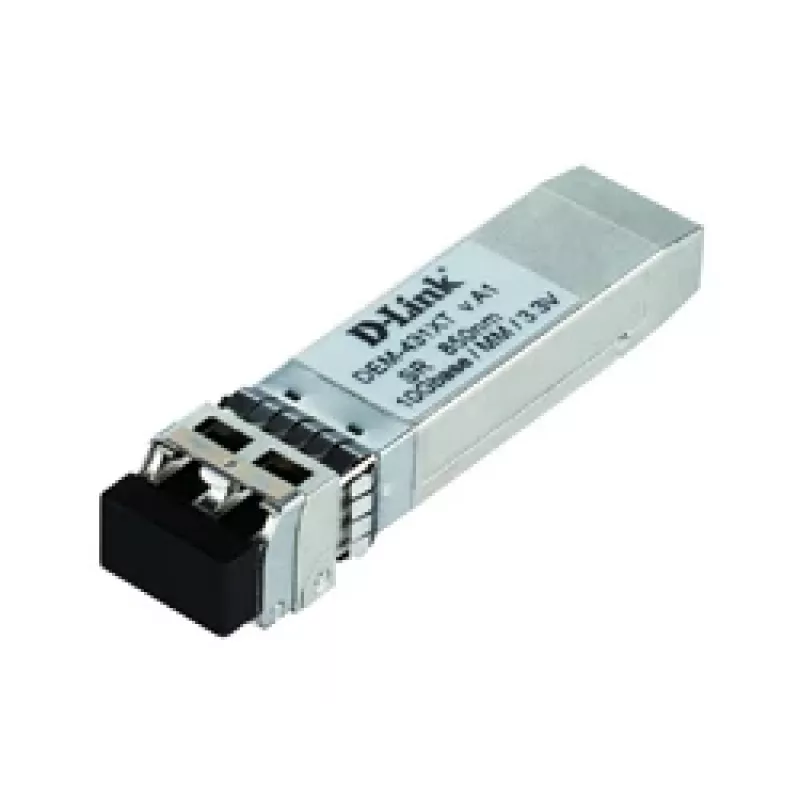 D-Link DEM-431XT 10GBase-SR transcetor SFP+, multimodo, 850 nm, LC, 10 Gbit/s, até 300 m