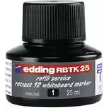Tinta de recarga para marcador Edding RBTK 25, preta, 25 ml