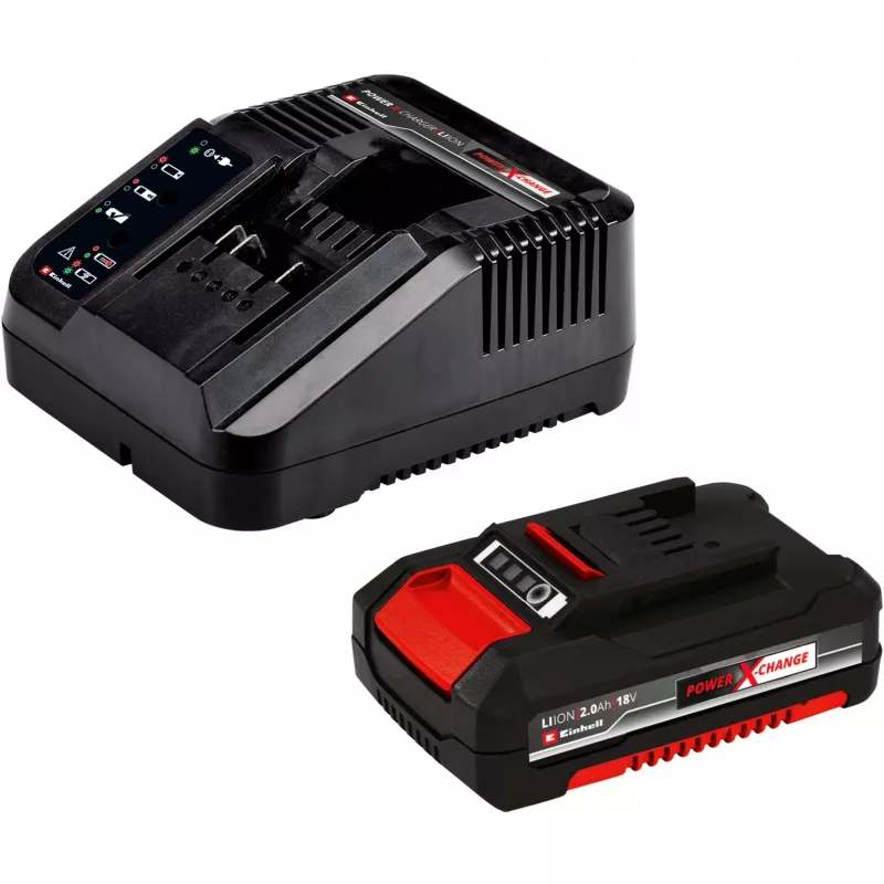 Limpa-juntas a bateria Power X-Change GC-CC 18Li Kit, 18 Volt (vermelho/preto, bateria de iões de lítio 2,0 Ah)