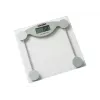 Balança de pessoa eletrónica Mesko MS 8137 — capacidade 150 kg, precisão 100 g, branco/transparente