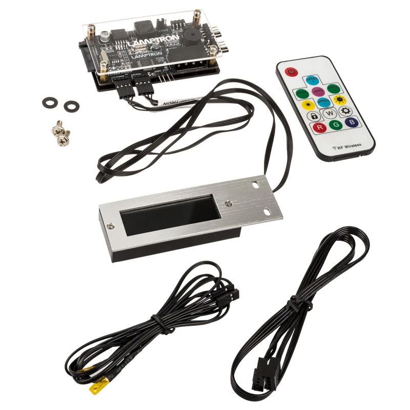 Controlador de ventoinhas e LED PCI RGB Lamptron TC20 - prateado