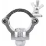 Abraçadeira EUROLITE DEC-30 prateada para travessas/tubos de 35 mm