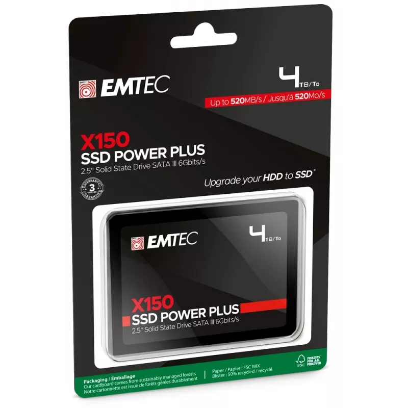 Disco SSD Emtec X150 4 TB 2,5