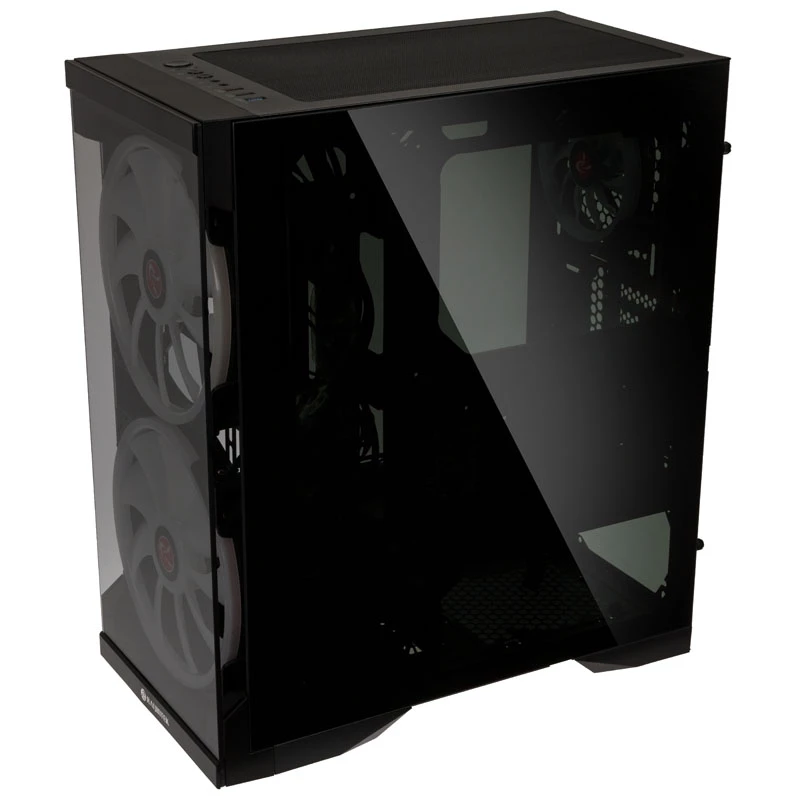 SILENOS PRO versão preta com ventoinha ARGB e vidro temperado