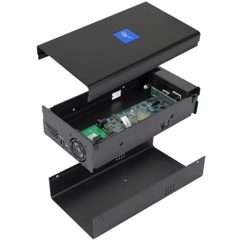 NVR Box ALLNET ALL2289-4GB com servidor Networkoptix RK3399 4GB para disco rígido/SSD de 3,5 polegadas