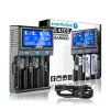 Carregador everActive UC-4200 para baterias cilíndricas Li-ion e Ni-MH