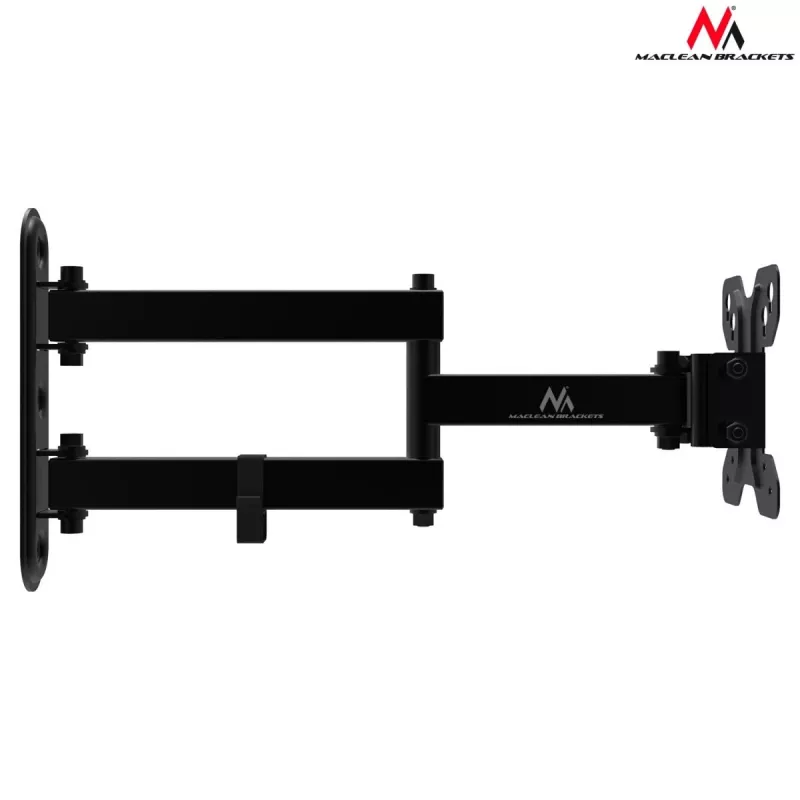 Suporte de parede para TV MACLEAN MC-740 para ecrãs de 13–23 polegadas, VESA até 100x100, capacidade de carga 30 kg