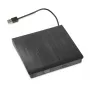 Unidade ótica externa DVD-ROM IBOX IED02, USB 3.2 Gen 1, DVD-ROM (8x) / CD-ROM (24x), preta
