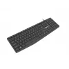 Teclado com fio de tamanho completo NATEC NAUTILUS NKL-1950 — USB, QWERTY US International, 105 teclas, preto