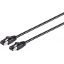 Cabo de rede S/CONN 08-41065 preto 7,5 m Cat8.1 F/FTP