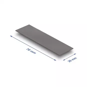 Almofada térmica DeLOCK 18473 3 W/m·K cinzento 20x70x0.75 mm