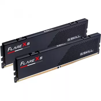 DIMM 32 GB DDR5-6000 (2x 16 GB) kit dual, memória RAM preta, F5-6000J2836G16GX2-FX5, Flare X5, AMD EXPO