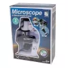 Microscópio Ascato 124582, ampliação 40x, iluminação LED, microscópio didático e de laboratório