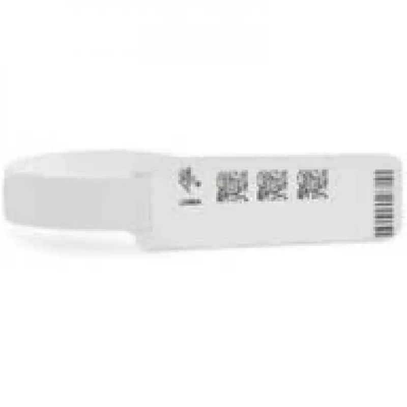 Pulseira de paciente Zebra Z-Band UltraSoft branca