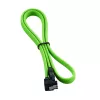 CableMod ModMesh - cabo SATA - Serial ATA 150/300/600 - SATA (W) em ângulo reto para SATA (W) - 60 cm - verde-claro (CM-CAB-RSAT-N60KLG-R)
