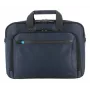 Mobilis Executive 4 Twice - Mala para portátil - abertura superior, 40 % de conteúdo reciclado - 35.6 cm - 11 - 14 - Azul-marinho, Preto (005040)