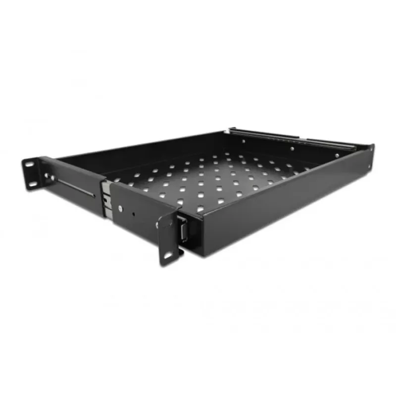 Delock - Módulo para rack - preto - 1U - 48,3 cm (19 polegadas)
