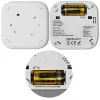 Detetor de fumo com pilha Tuya WiFi LED