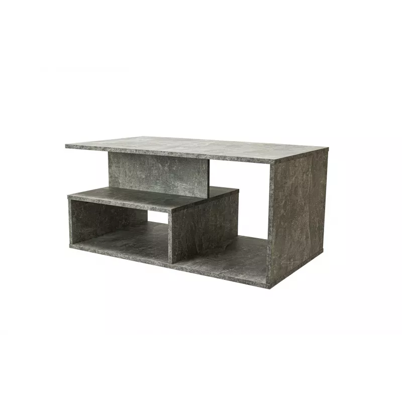 Topeshop PRIMA BETON mesa de centro, forma livre, 1 perna