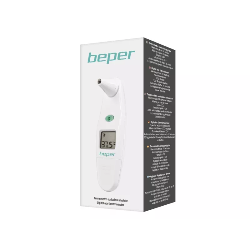 Termómetro digital Beper 40.102 — medição da temperatura corporal 32–43 °C