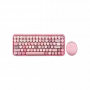 Perixx PERIDUO-713 rosa DE teclado sem fios, conjunto de rato alemão, QWERTZ rosa, rosa (11713)