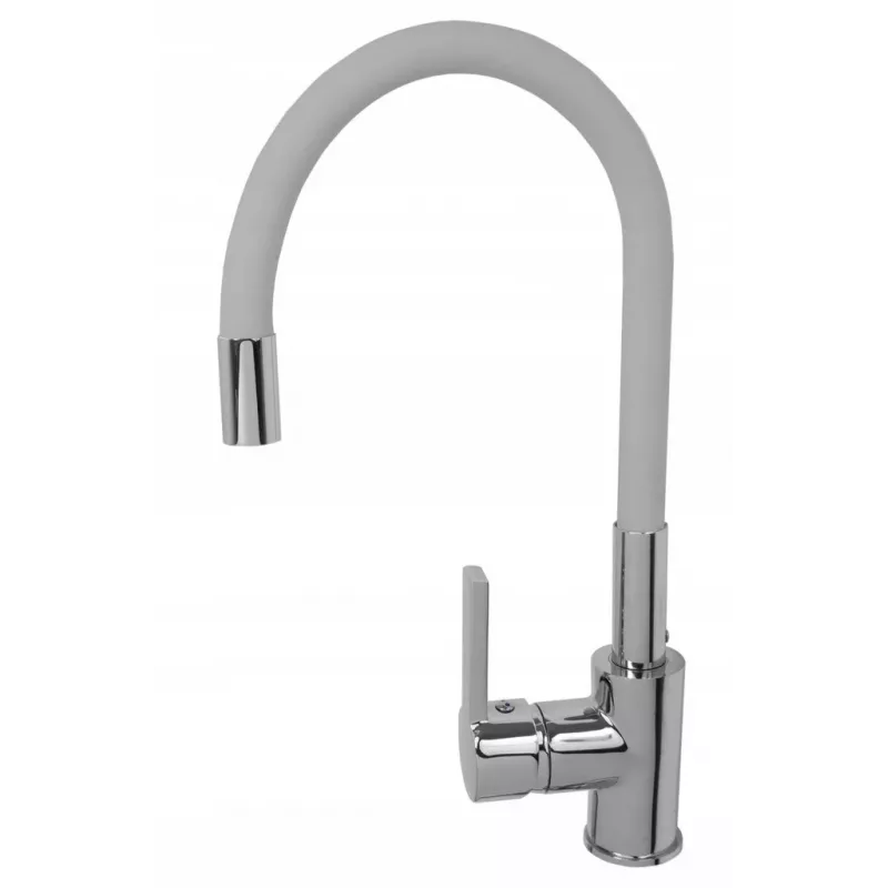 Misturadora de cozinha PYRAMIS Flessi cinzento 090938001 - misturadora de lava-loiça orientável