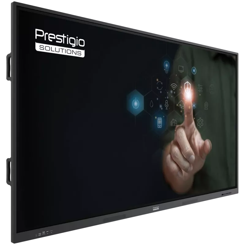 PRESTIGIO SOLUTIONS Multiboard 75 Light Series UHD 4K, Android 13.0, Wi-Fi, 40TP, caneta tátil
