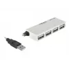 Hub USB DeLOCK 87445 4 portas externo 480 Mbit/s branco