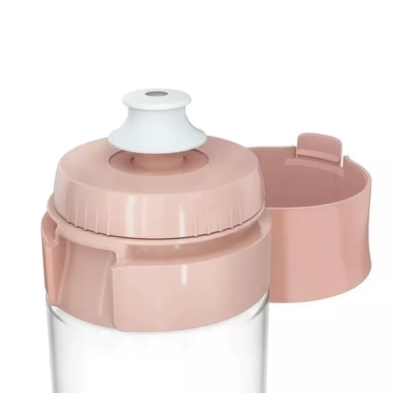 Garrafa com filtro BRITA Vital Peach 600 ml com filtros BRITA MicroDisc (5 discos)