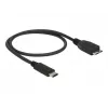 Cabo USB DeLOCK 0,5 m USB3.1 C - MicroUSB3.1 B