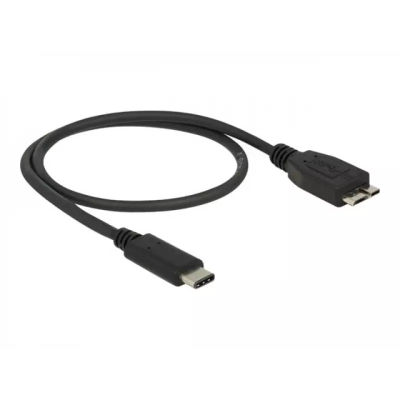 Cabo USB DeLOCK 0,5 m USB3.1 C - MicroUSB3.1 B