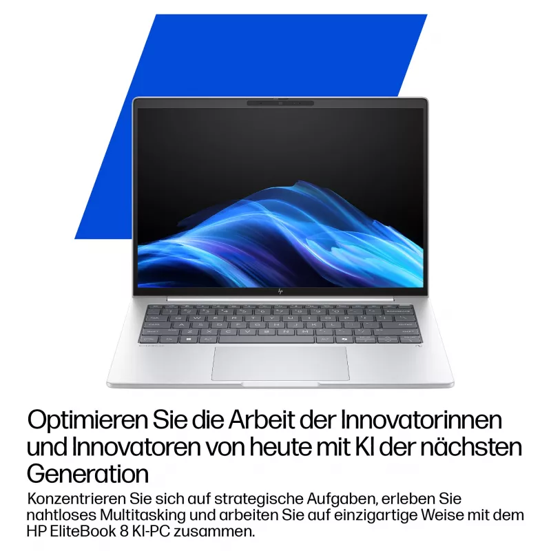 HP EliteBook 8 G1i CU5 226V/16GB/512SSD/W11 Pro 3 anos de garantia (DE) - Layout do teclado possivelmente alemão