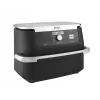 Fritadeira de ar quente dupla de 10,4 L Ninja AF500EU, autónoma, 2470 W, preto, aço inoxidável
