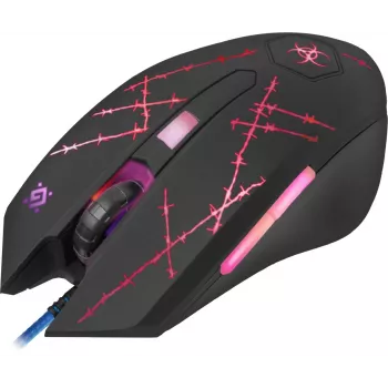 Rato gaming Defender Forced GM-020L ambidestro USB Type-A ótico 3200 DPI