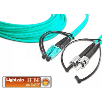 Lightwin Cabo de fibra ótica 10 m OM3 LC ST Preto,Azul (LDP-50 LC-ST 10.0 OM3)