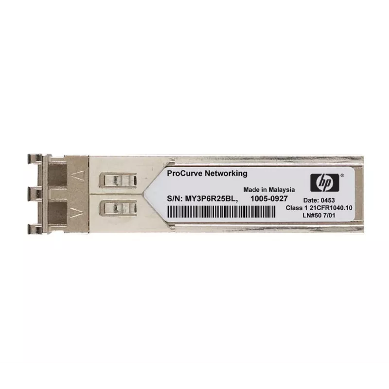 HPE Aruba Networking X130 - módulo transceptor SFP+ - 10 Gigabit Ethernet - 10GBase-SR - LC - para HP A5830AF, HPE 12504, 5120, 5500, 5810, 5900AF, 5920